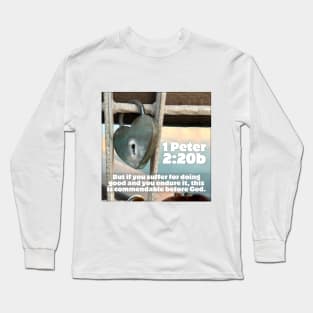 1 Peter 2:20b Long Sleeve T-Shirt